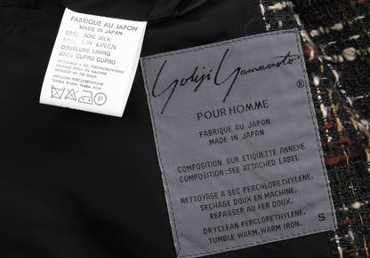 Yohji Yamamoto POUR HOMME Silk Linen Jacket Multi Size S