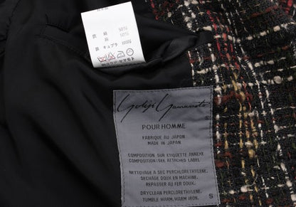 Yohji Yamamoto POUR HOMME Silk Linen Jacket Multi Size S