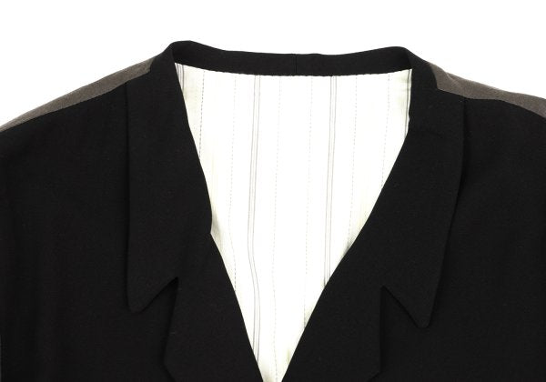Yohji Yamamoto POUR HOMME 91AW Back Jacket Black Size M