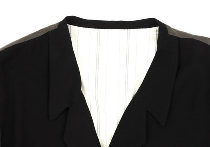 Yohji Yamamoto POUR HOMME 91AW Back Jacket Black Size M