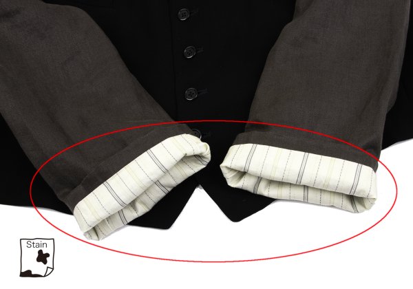 Yohji Yamamoto POUR HOMME 91AW Back Jacket Black Size M