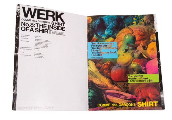 COMME des GARCONS WERK No.8 THE INSIDE OF A SHIRT Book