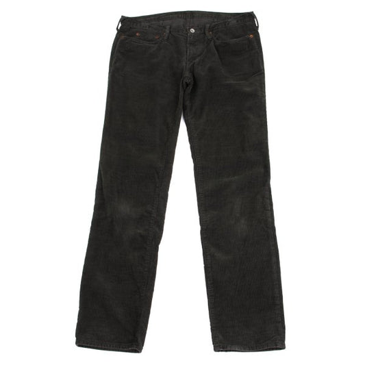 45rpm& Cotton Corduroy Straight Pants Gray Size 30