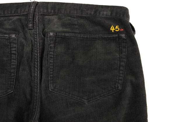 45rpm& Cotton Corduroy Straight Pants Gray Size 30