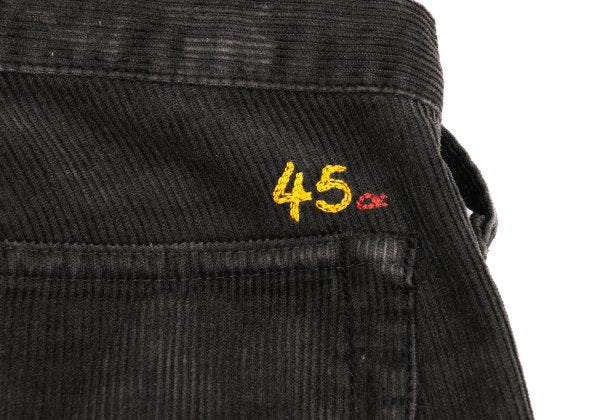 45rpm& Cotton Corduroy Straight Pants Gray Size 30