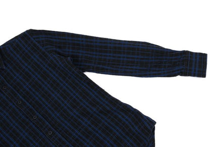 45rpm& Cotton Check Long Sleeve Shirt Blue Size 2