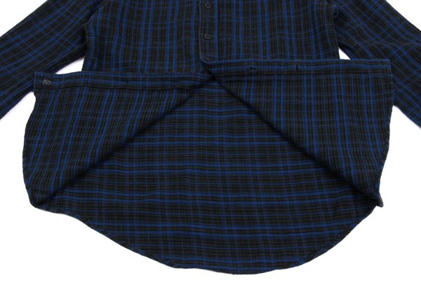 45rpm& Cotton Check Long Sleeve Shirt Blue Size 2