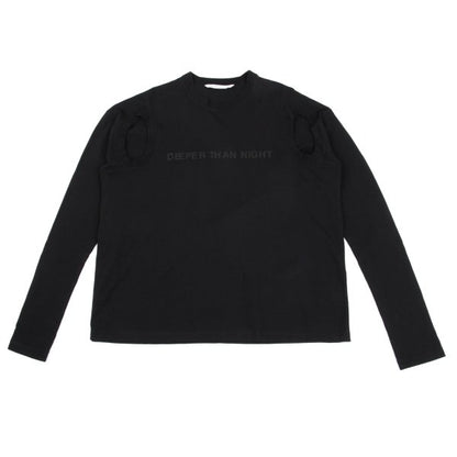 JOHN LAWRENCE SULLIVAN Black Hole Print Cut-Sew Shirt Size S