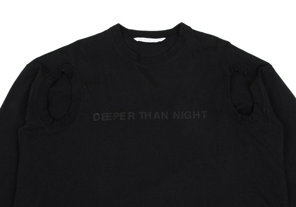 JOHN LAWRENCE SULLIVAN Black Hole Print Cut-Sew Shirt Size S