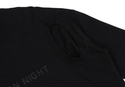 JOHN LAWRENCE SULLIVAN Black Hole Print Cut-Sew Shirt Size S