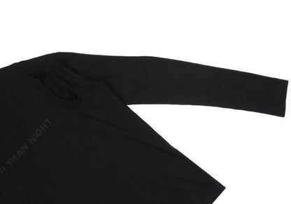 JOHN LAWRENCE SULLIVAN Black Hole Print Cut-Sew Shirt Size S