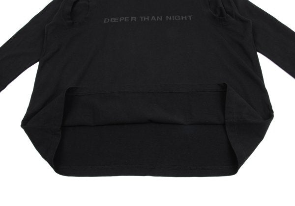 JOHN LAWRENCE SULLIVAN Black Hole Print Cut-Sew Shirt Size S