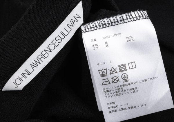 JOHN LAWRENCE SULLIVAN Black Hole Print Cut-Sew Shirt Size S