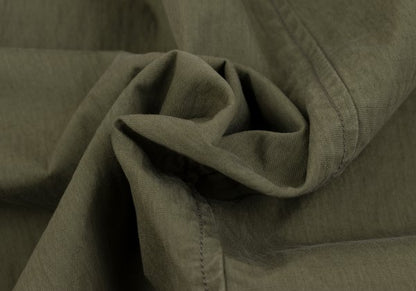 KAPITAL Cotton Nylon Ripstop Collarless Jacket Khaki Size 1