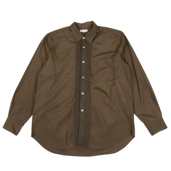 COMME des GARCONS HOMME Cotton Wool Shirt Brown Size L