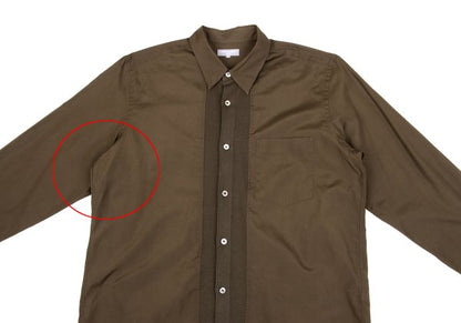 COMME des GARCONS HOMME Cotton Wool Shirt Brown Size L