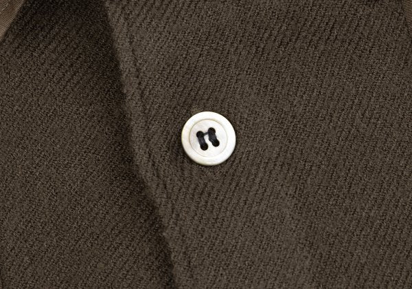 COMME des GARCONS HOMME Cotton Wool Shirt Brown Size L
