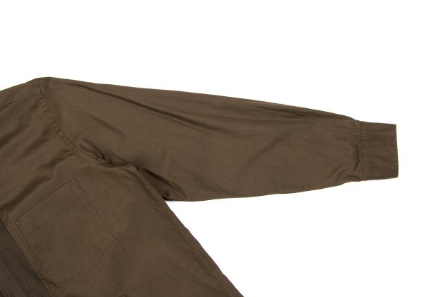 COMME des GARCONS HOMME Cotton Wool Shirt Brown Size L