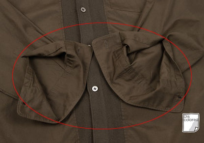 COMME des GARCONS HOMME Cotton Wool Shirt Brown Size L