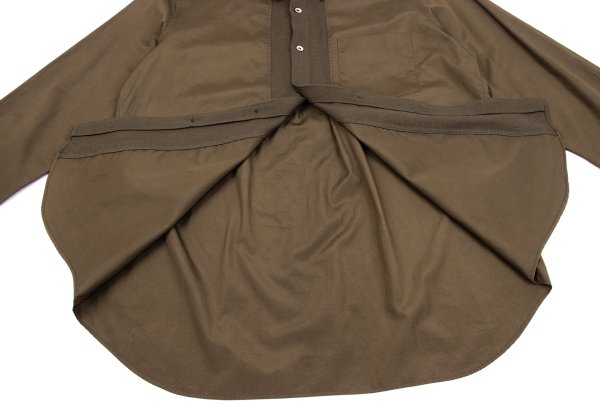 COMME des GARCONS HOMME Cotton Wool Shirt Brown Size L