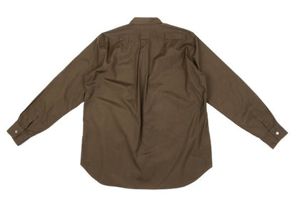 COMME des GARCONS HOMME Cotton Wool Shirt Brown Size L