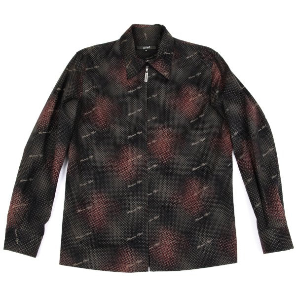 Jean Paul GAULTIER HOMME objet Cotton Black Red Jacket Size 48