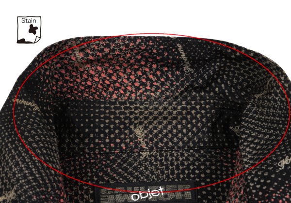 Jean Paul GAULTIER HOMME objet Cotton Black Red Jacket Size 48