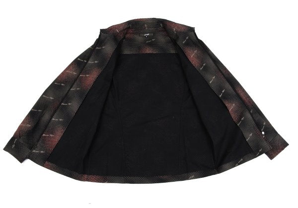 Jean Paul GAULTIER HOMME objet Cotton Black Red Jacket Size 48
