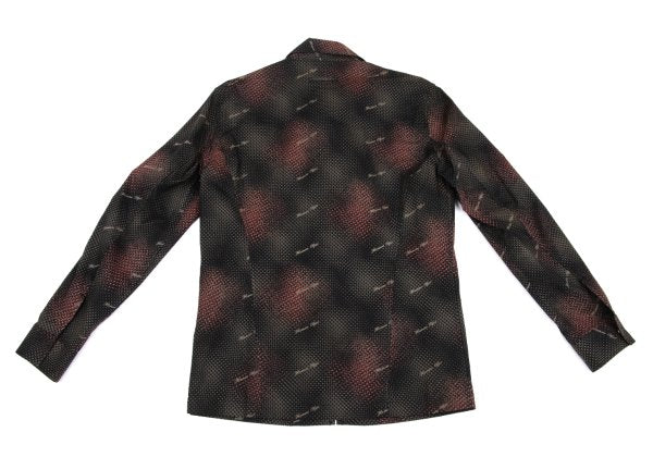 Jean Paul GAULTIER HOMME objet Cotton Black Red Jacket Size 48