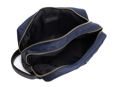 Jean Paul GAULTIER HOMME Navy Double Compartment Clutch Bag