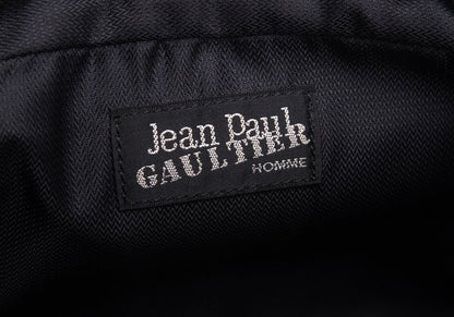 Jean Paul GAULTIER HOMME Navy Double Compartment Clutch Bag