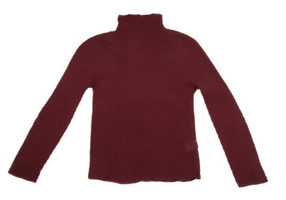 ISSEY MIYAKE me Stretch Pleats High-Neck Top Bordeaux Size F