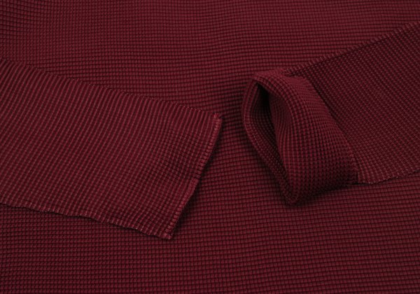 ISSEY MIYAKE me Stretch Pleats High-Neck Top Bordeaux Size F