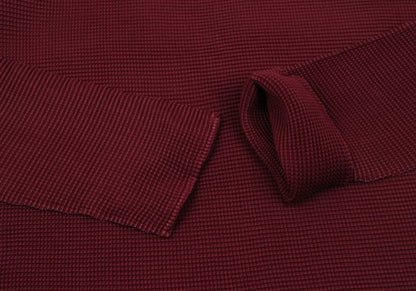 ISSEY MIYAKE me Stretch Pleats High-Neck Top Bordeaux Size F