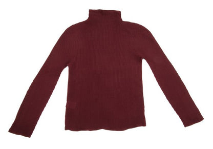 ISSEY MIYAKE me Stretch Pleats High-Neck Top Bordeaux Size F