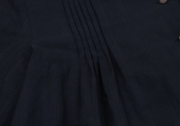 Mademoiselle NON NON Cotton Shadow Blouse Navy Size 38M