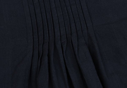 Mademoiselle NON NON Cotton Shadow Blouse Navy Size 38M