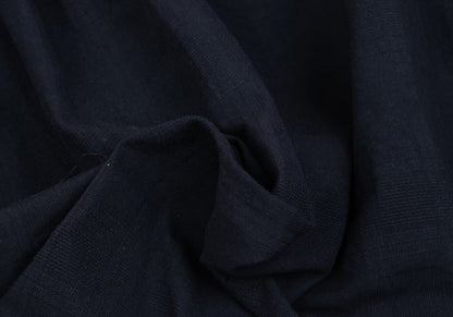 Mademoiselle NON NON Cotton Shadow Blouse Navy Size 38M