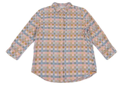 Mademoiselle NON NON Multi-Check Flannel Shirt Size 38M