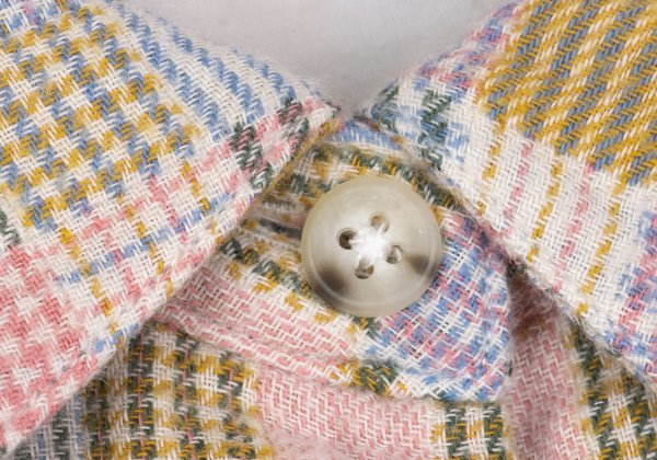 Mademoiselle NON NON Multi-Check Flannel Shirt Size 38M