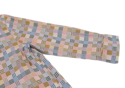 Mademoiselle NON NON Multi-Check Flannel Shirt Size 38M