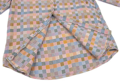 Mademoiselle NON NON Multi-Check Flannel Shirt Size 38M