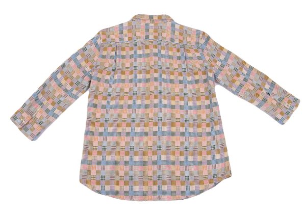 Mademoiselle NON NON Multi-Check Flannel Shirt Size 38M