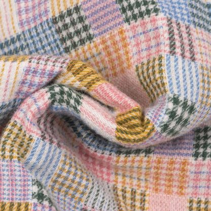 Mademoiselle NON NON Multi-Check Flannel Shirt Size 38M