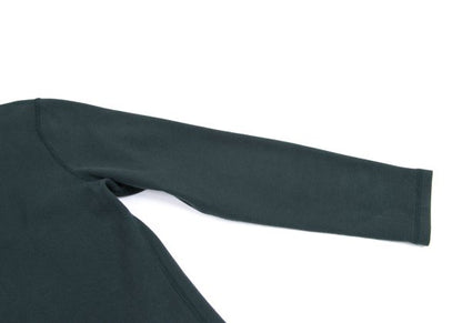 Mademoiselle NON NON Cotton Piping Cardigan Green Size 38M