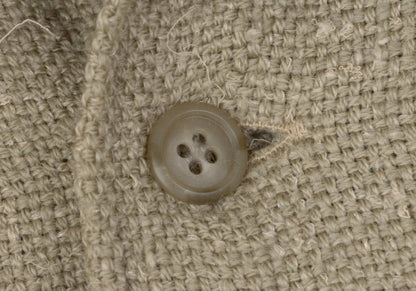 Yohji Yamamoto POUR HOMME Wool Tweed Flap Shirt Beige Size M
