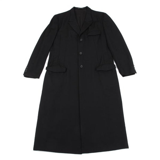 Yohji Yamamoto POUR HOMME 19AW Gabardine Jacket Black Size 2