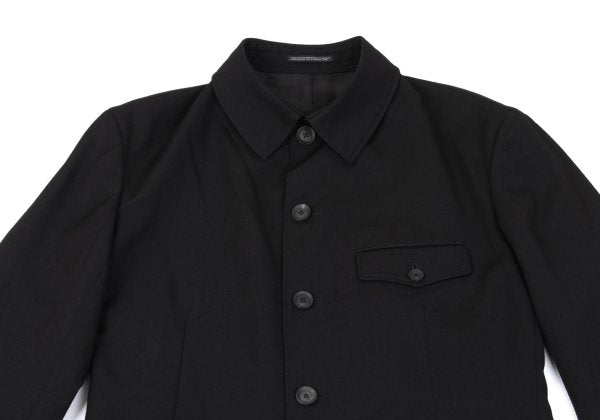 Yohji Yamamoto POUR HOMME Asymmetrical Jacket Black Size 3