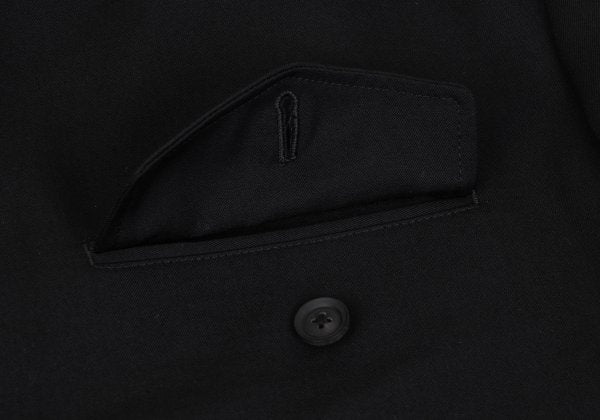 Yohji Yamamoto POUR HOMME Asymmetrical Jacket Black Size 3