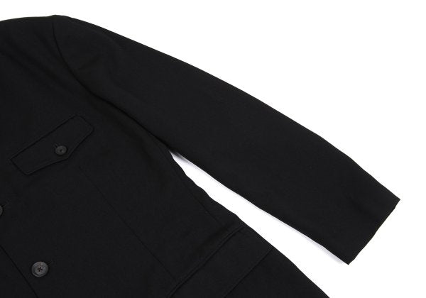 Yohji Yamamoto POUR HOMME Asymmetrical Jacket Black Size 3